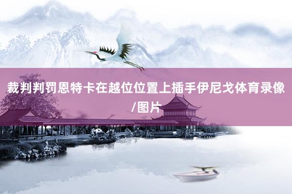 裁判判罚恩特卡在越位位置上插手伊尼戈体育录像/图片