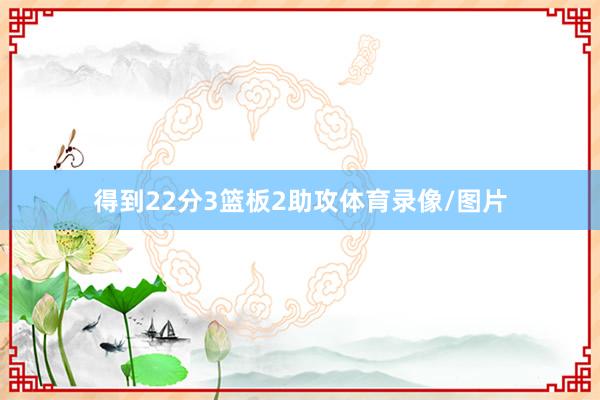 得到22分3篮板2助攻体育录像/图片